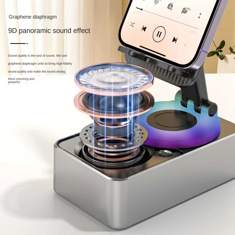 Support Bluetooth Pliable 3-en-1 Bureau Portable