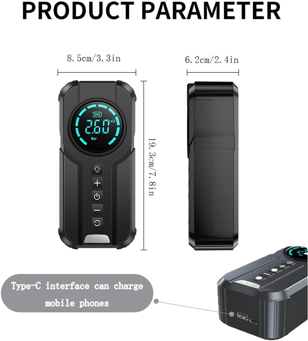 BoostAir Démarreur Compresseur Portable Pro