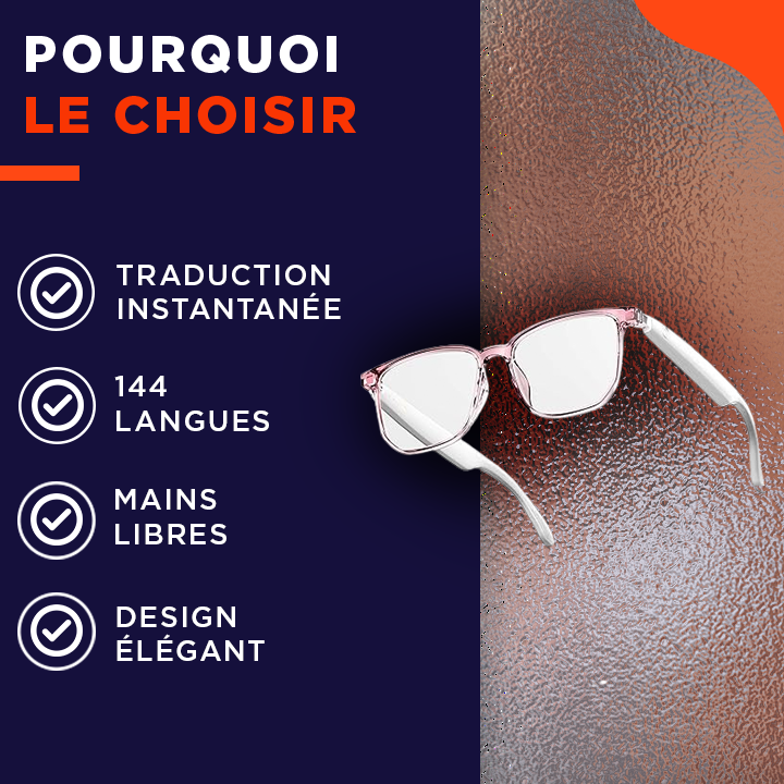 TalkGlass Lunettes traductrices