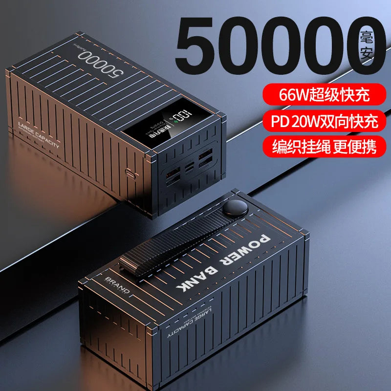 Batterie Externe Secours 50000mAh - Charge Super Rapide 66W