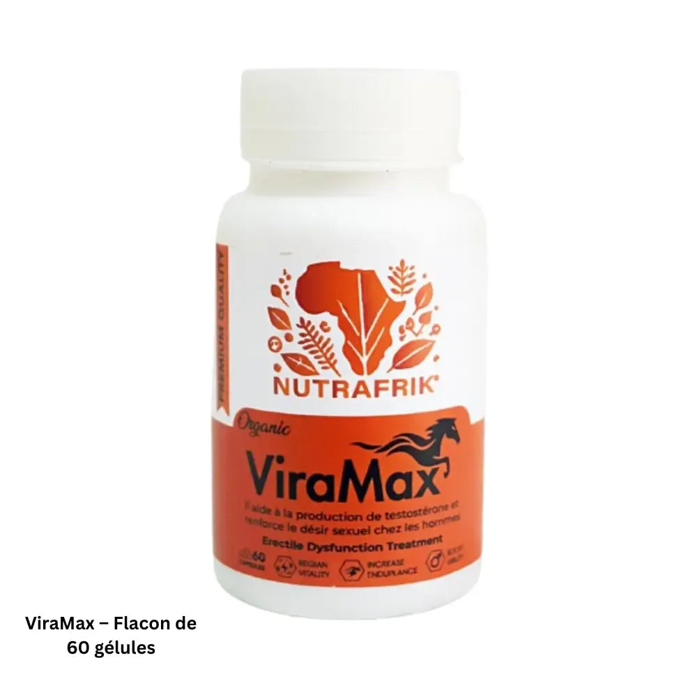 Viramax NUTRAFRIK, traitement de faiblesse sexuelle